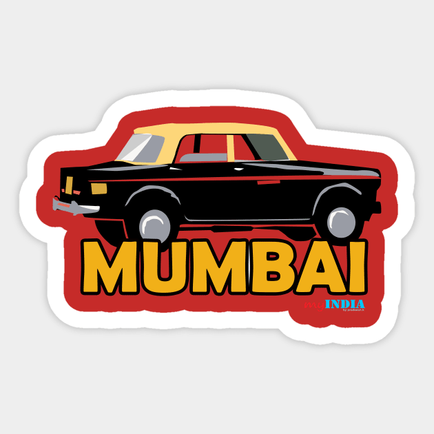 mumbai taxi Sticker by Pradeeshk